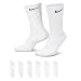 NIKE 6 X Socken 2 X 3er Pack SX7664, Farbe:Weiß, Größe:L = 42-46