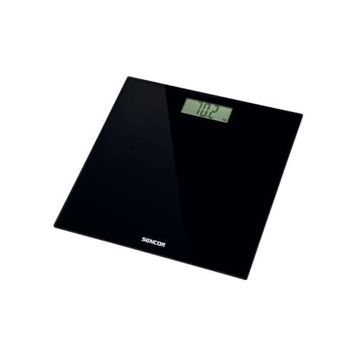 SENCOR SBS 2300BK Personal Scale Tempered Safety Glass Black