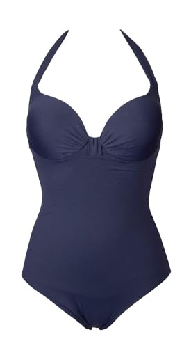 Maillot de bain une pièce Ragno DN23H1 avec bonnets rembourrés et lien au cou pour femme