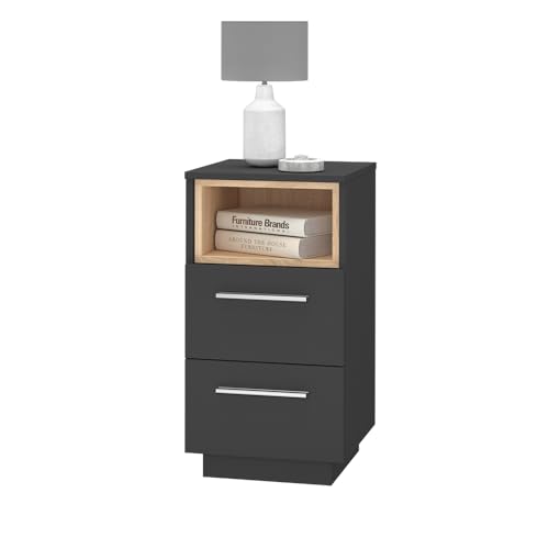 Vicco Comodini Camera Da Letto Antracite 36 X 68 Cm - 7