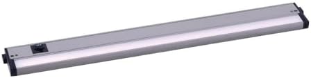 Maxim Lighting 89865SN CounterMax 5K - 12W 1 LED Undercabinet-24 Inches Length and 3.5 Inches Wide, Finish Color: Satin Nickel