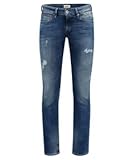 Tommy Jeans Hombre SLIM SCANTON VIDST Jeans, Azul (Vintage Indigo STRETCH DESTRUCTED 911), W31/L32