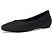Crocs, Womens, On The Clock Work Flats, Slip Resistant Work Shoes for Women, LiteRide Comfort, Black, 9, Medium