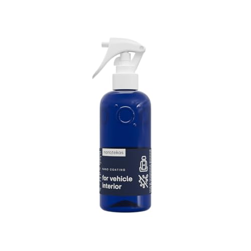 Professional Ceramic Nano Coating for Vehicle Interior - Long-Lasting Hydrophobic Protectant for Upholstery & Leather - Repels Dirt, Spills, & Moisture - Perfect for Fabric, Velour and Suede 8.45oz