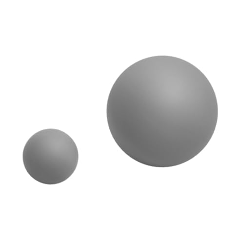 APLVFFZH 2 Piezas Pelota de Masaje Bola de Bola de Liberación Miofascial Y Masajeadora Muscular de Silicona Suave Y Fácil de Limpiar Adecuadas, Gris