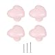 ShipeeKin 4x Niedliche Kommode Knöpfe Keramik Schrankknöpfe Rosa Schubladenknöpfe Liebesform Tür Zugknopf für Schrank Schublade Küche Kinder Schlafzimmer Kleiderschrank (Blassrosa)