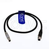 Eonvic Fischer RS 3 Pin to Mini 4pin XLR Female Power Cable for Tilta to TVlogic Monitor