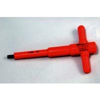 ITL Insulated Tools 10mm T Handle Hex Driver, VDE Certified, High Torque T-Grip, Chrome Vanadium Shaft