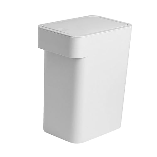 Caneca de basura de cocina con tapa de presión 13 galones