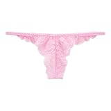 ラポーム La-Pomme サイドバインダー 総レース Tバック ショーツ レディース 日本製 単品(PI-ピンク、M)