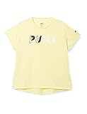 PUMA Mädchen Modern Sports Logo Tee G T-shirt, Yellow Pear, 140