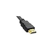 HDMI Splitter - 1 in 2 Out Adapter, 1080P to Dual HDMI Monitors, Mirror or Duplicate, Support Two TVs/Screens