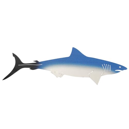 Décoration suspendue requin en métal pour remplacer les tableaux fragiles