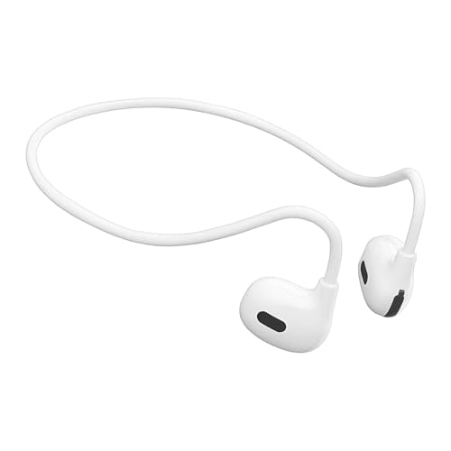 Auriculares de conducción ósea – 8 x 7,5 x 2 cm Material ABS inalámbrico único para entrenamientos natación impermeables submarinos | Orejeras de gimnasio, eliminador de sudoración para correr