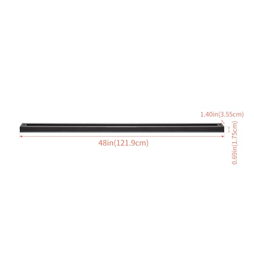 Image of mirrea Black H Type 4-feet Track for Ceiling Track Lighting