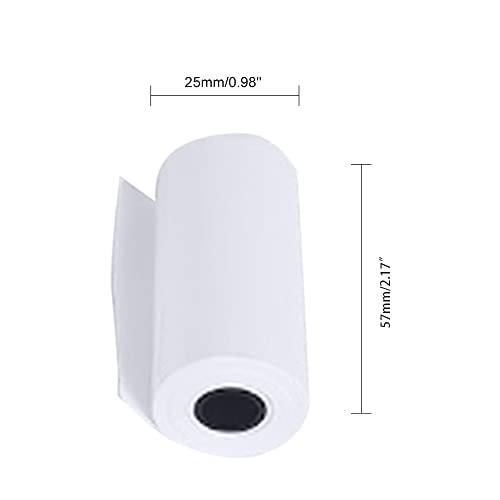 mewmewcat Papel térmico,Rolo de Papel Térmico 57 * 25mm Perguntas Erradas Notas Papéis de Impressão