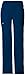 Cherokee Women Scrubs Pants with Contemporary Fit, Low Rise, Flare Leg bottoms with 6 Pockets 24001, XL, Navy