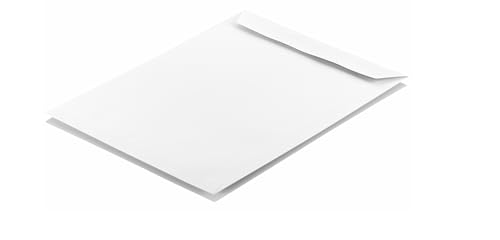 Image of Cubic 12x10 White Envelopes - Pack of 50 | Durable, Tear-Resistant Business Envelopes for Documents & Office Use