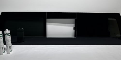 Rear Manual Sliding Window Compatible with Chevy Silverado and GMC Sierra 2500 & 3500 (2 Door Standard & 4 Door Extended Cab & Crew Cab) 2020-2026