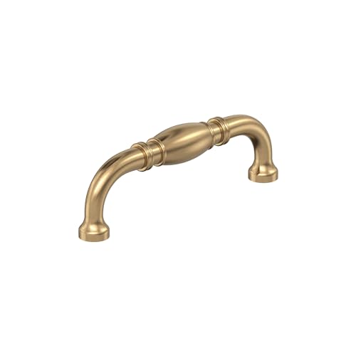 Amerock Granby 3-3/4 inch (96mm) Center-to-Center Champagne Bronze Cabinet Pull - 10 Pack