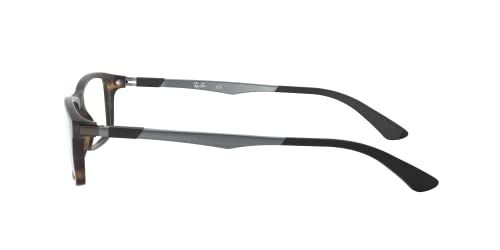Image of Ray-Ban RX7017 Rectangular Prescription Eyeglass Frames