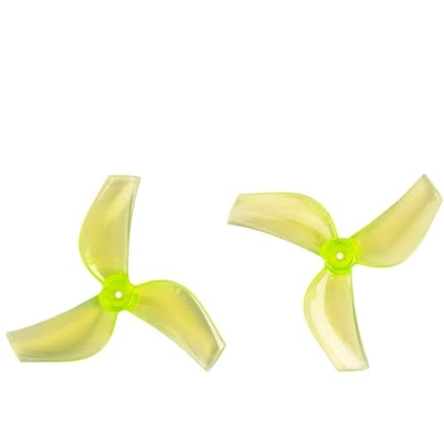 Hélices de 35mm S-3 con eje de 1mm en pack de 8 pares multicolor para drones FPV de carreras