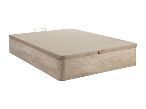 Vente-unique - Sommier Coffre 140 x 190 cm - Naturel