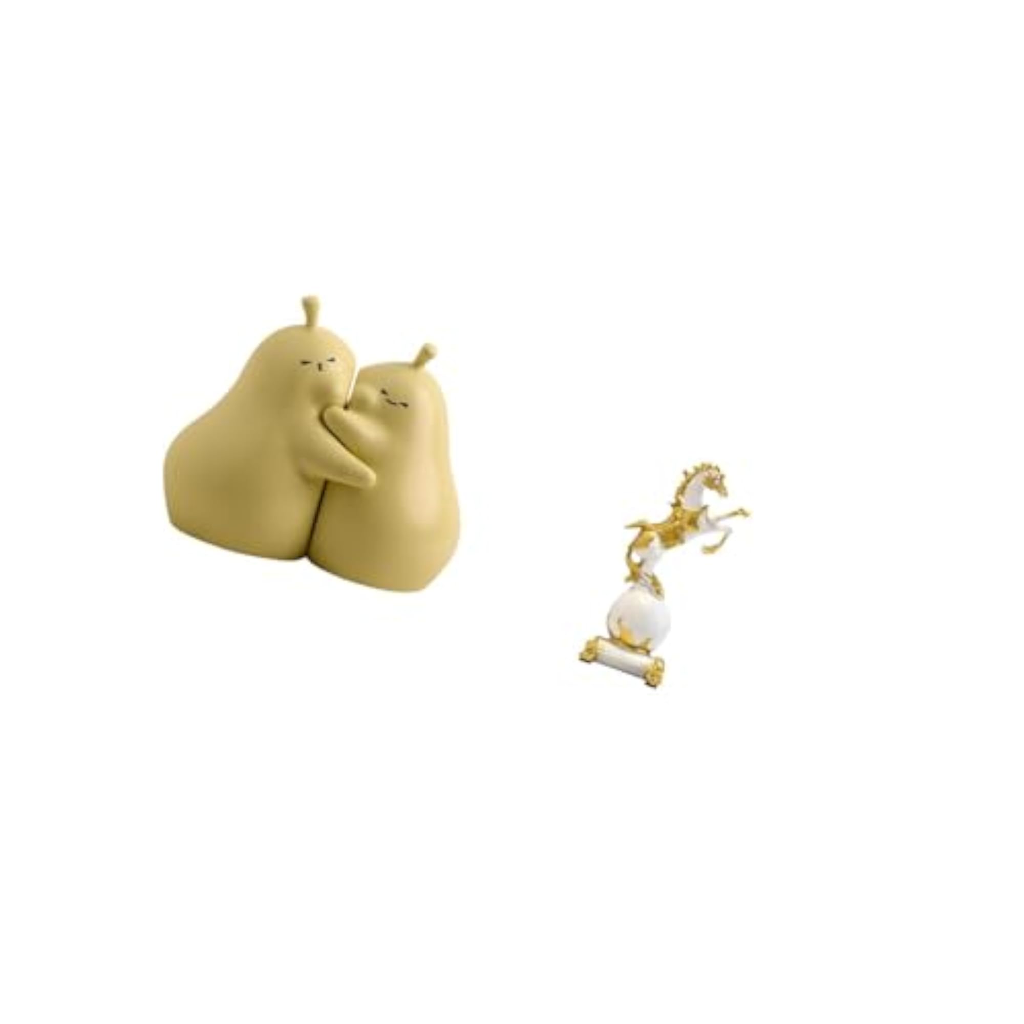 Hugging Pear Book Stand Ceramic Bookend Fine Workmanship