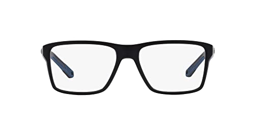 Costa del Mar Mens Ocean Ridge 420 Square Prescription Eyewear Frames, Matte Black/Demo Lens, 56 mm