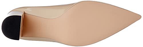 HUGO Ines Chunky Pump 85-P, Pompa Donna, Light
