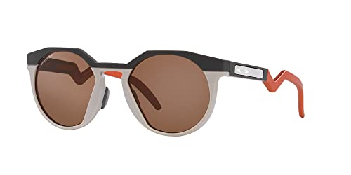 Image of Oakley Sunglasses for Men - OO9242 HSTN Low-Bridge, Round Sunglasses PRIZM Lenses
