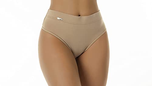 Kit 5 Calcinhas Segura Barriga Redutora Luxo Cos Calçola (CORES VARIADAS, G)