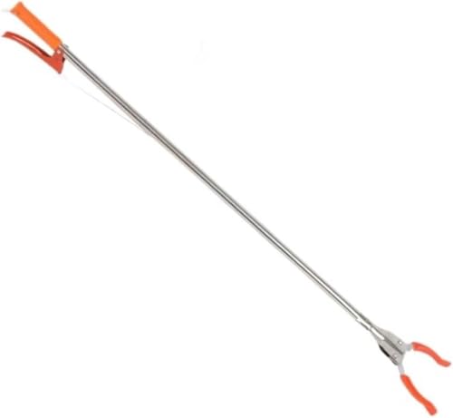Herramienta ergonómica para recoger basura de 36 pulgadas con mango de bloqueo y garra antideslizante, ayuda de movilidad para ancianos, herramienta de recogida en interiores y exteriores, ayuda de