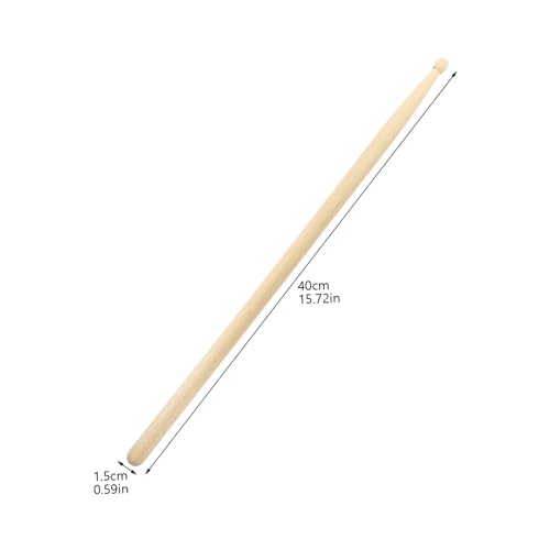 4 pares de baquetas de madera de arce para batería miniatura 2