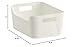 IKEA 301.550.19 VARIERA Convenient Kitchen Open Storage Box, High Gloss White, Easy to Carry and Take Out of Your Kitchen Drawers or Shelves Since it Has Two Grip-friendly Handles
