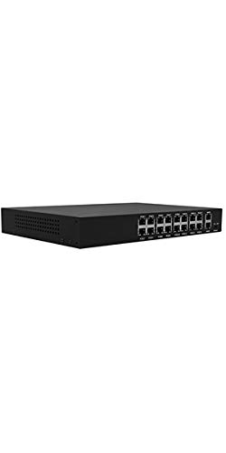 Up To 60% OFF Ares Vision 16-Port POE Switch 240 Watts Output, IEEE 802.3af/at, Extended Mode + 2-Port UPLINK (16 Port GIGABIT)