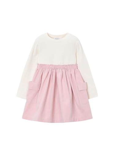 Vestido combinado cargo Mayoral para niña que evita roturas en juegos de parque