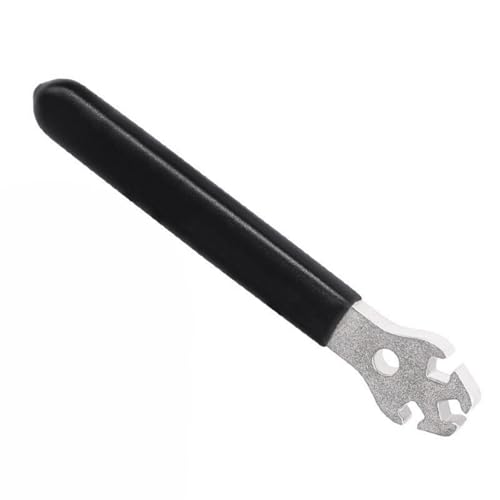 Tsophreniq Llave portátil para radios de bicicleta, herramienta para llantas de bicicleta, ajuste de radios de acero al carbono, llave de bicicleta duradera, ajuste de tensión de rueda