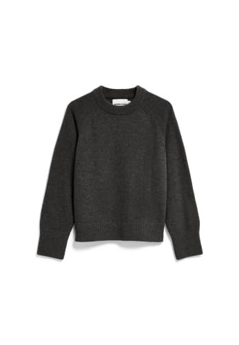Image of ARMEDANGELS Women's Knitted Jumper Made of Recycled Wool with Organic Wool Knit Loose Fit, Steel melange, L