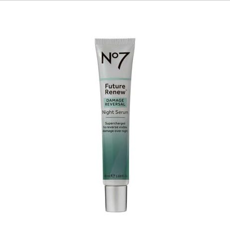 No 7 Future Renew Damage Reversal Night Serum for Face 50ml - Large Bottle