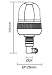 Ryme Automotive - Rotativo Flexible Led - 12/24V Led - 12/24 V....