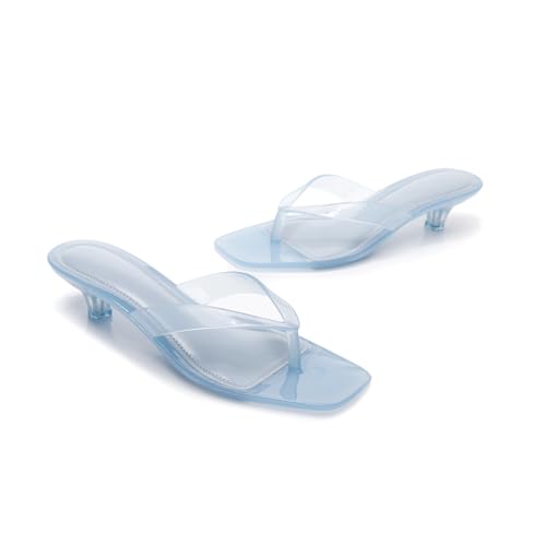 Women's Jelly Shoes, high-Heeled Sandals, Low-Heeled Cats, Women's Loafers, Square-Toe Sandals, Flat Sandals, Summer Low-Heeled Thong Shoes