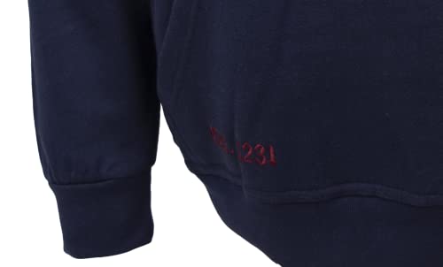 Oxford University Unisex Adult Casual Hooded Sweatshirt Navy Blue Large