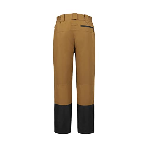 Pioneer Camp Men's Ski Pants Insulated Snowboard Pants Snow Waterproof Mens Snowpants With Detachable Bib(Khaki,Xl) #TOP5