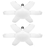 LBFXQ ガレージライト LED ペンダントライト 屋内 150W 9500lm LED電球 6500K 天井照明 取付簡単 工事不要 角度調節可能 車庫 倉庫 納戸 作業灯 昼白色 (2個)