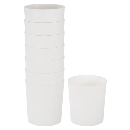 M METERXITY 8-Pack Plastic Plant Pots