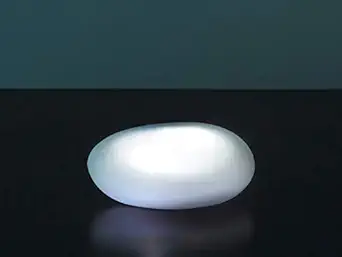 Solar Path Paver Stones - Waterproof Solar LED Light for Garden Paths and Stairs - LED Stone Markers - Set of 3 Stone Lamps