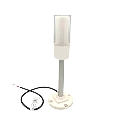 Image of AC/DC Universal 24V/220V LED Indicator Signal Lamp Straight Pole PC+ABS+Aluminium Alloy Material