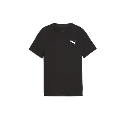 PUMA Kids Boys Evostripe Tee B Casual Tops Casual - Black