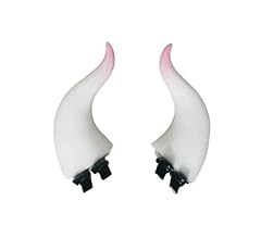 white Devil Horns clips cow